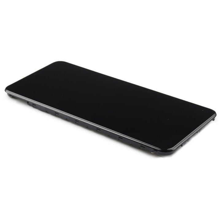 Display complete with housing Black Compatible for Samsung Galaxy A23 4G Service Pack