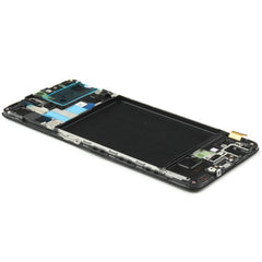 Display Assembly Complete with Housing Compatible for Samsung Galaxy A70 (A705F) Black Service Pack
