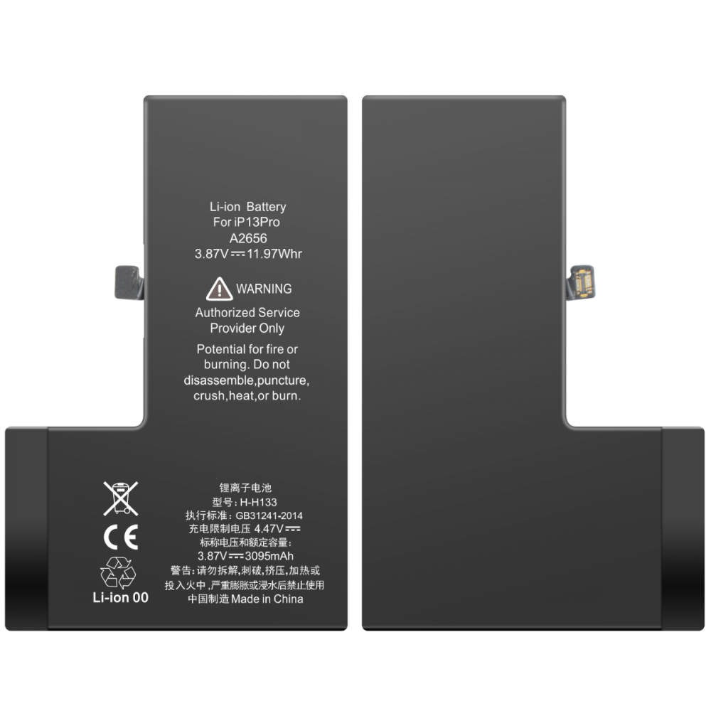 iPhone 13 Pro high capacity battery, 3300mAh