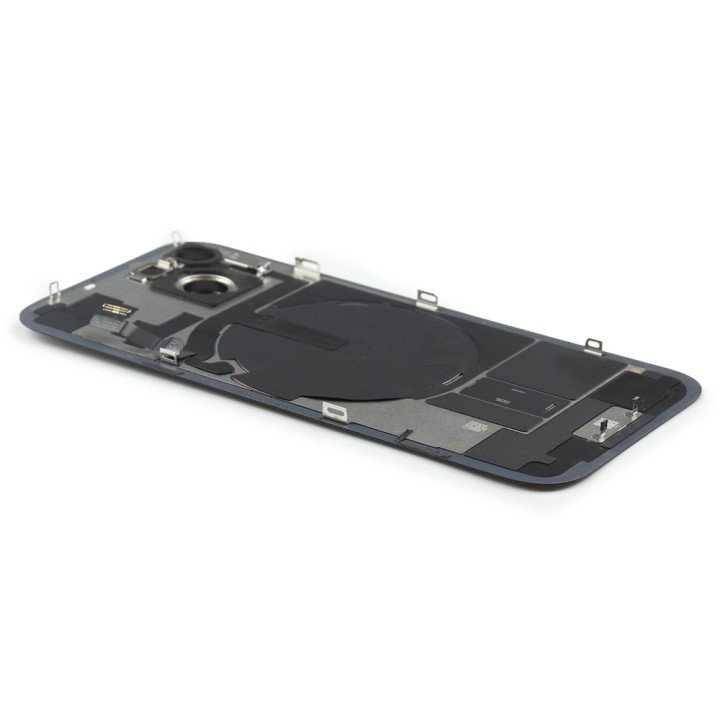 Back Cover incl. Camera lens, Flash Light and Wireless Charging Compatible for iPhone 15 (EU Version) Black Titanium Pulled