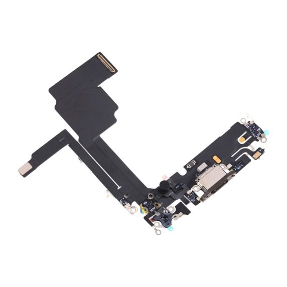 iPhone 15 Pro Max Laddkontakt med Flexkabel - Titanium