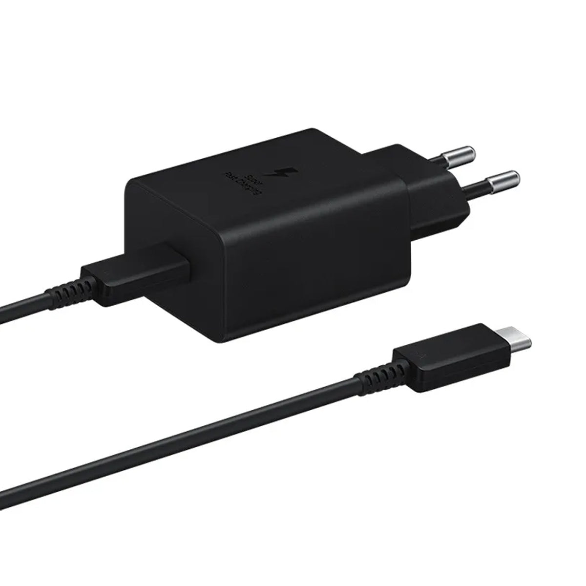 Samsung Snabbladdare GaN 45W med Laddkabel USB-C - Svart