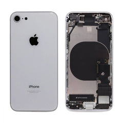 iPhone 8 backcover + frame and parts, Silver, Pulled