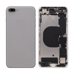 iPhone 8 Plus backcover + frame and parts, Silver, Pulled