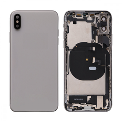 iPhone XS backcover + frame and parts, White, Pulled