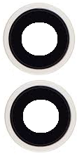 iPhone 14 Plus Camera Lens Holder, starlight (white)