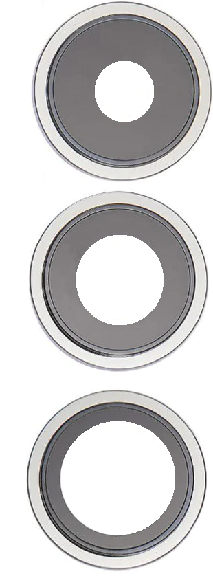 iPhone 14 Pro Camera Lens Holder, silver