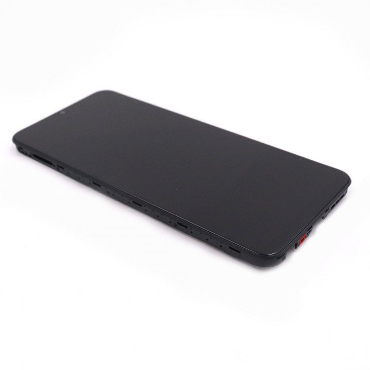 Display complete with housing Compatible for Samsung Galaxy A22 5G Black Service Pack