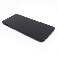 Display complete with housing Compatible for Samsung Galaxy A22 5G Black Service Pack
