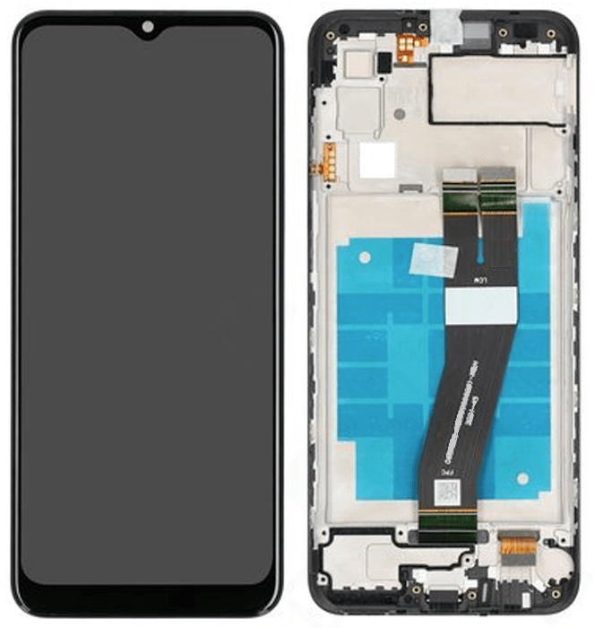Samsung A035G (A03 2022) Black EU code - (W/Frame) LCD