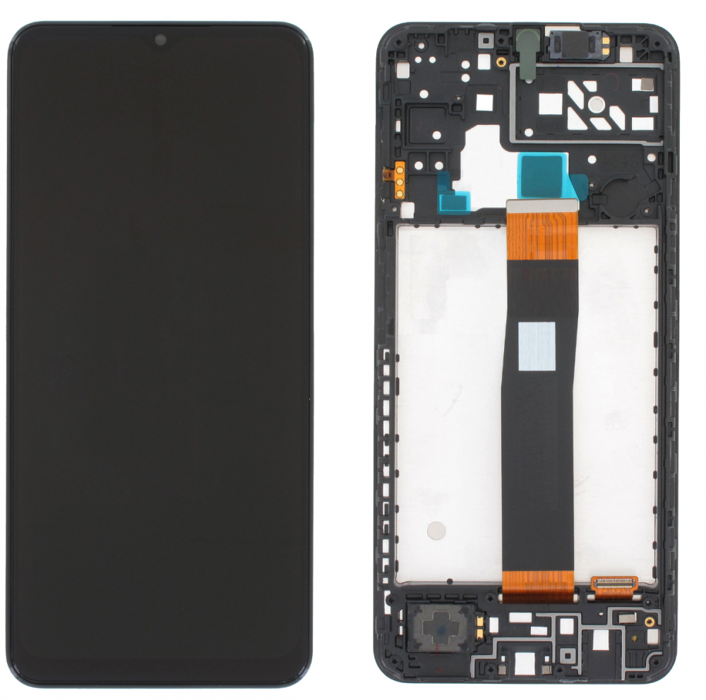 Samsung A047 (A04s 2022) Black - (W/Frame) LCD