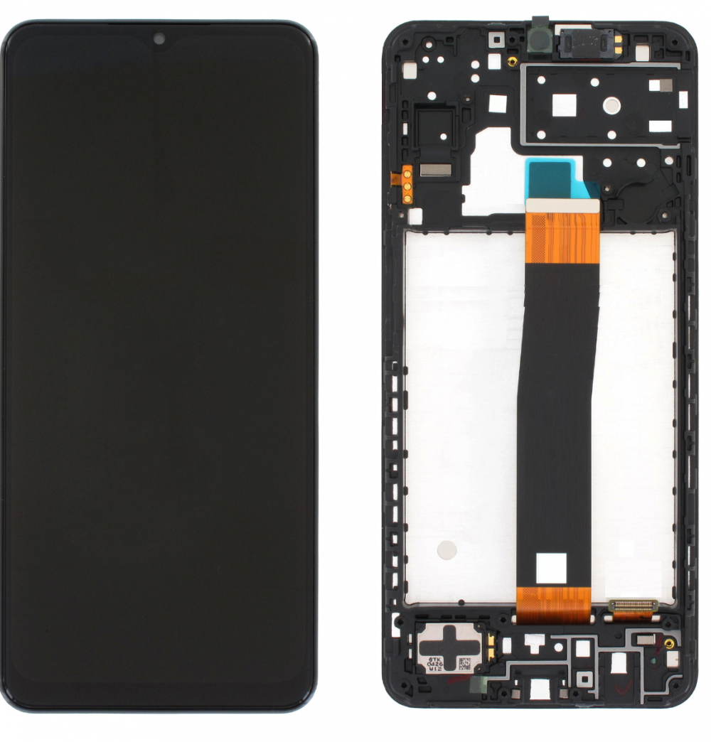Samsung A136 (A13 5G 2022) Black - (W/Frame) LCD
