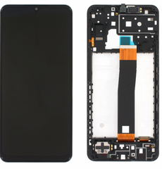 Samsung A136 (A13 5G 2022) Black - (W/Frame) LCD