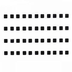 iPhone X Earpiece Black Double-Sided Sticker 10pc