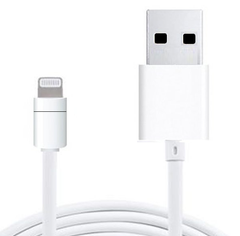 Laddkabel kompatibel iPhone, iPad Chip 1m, bulk