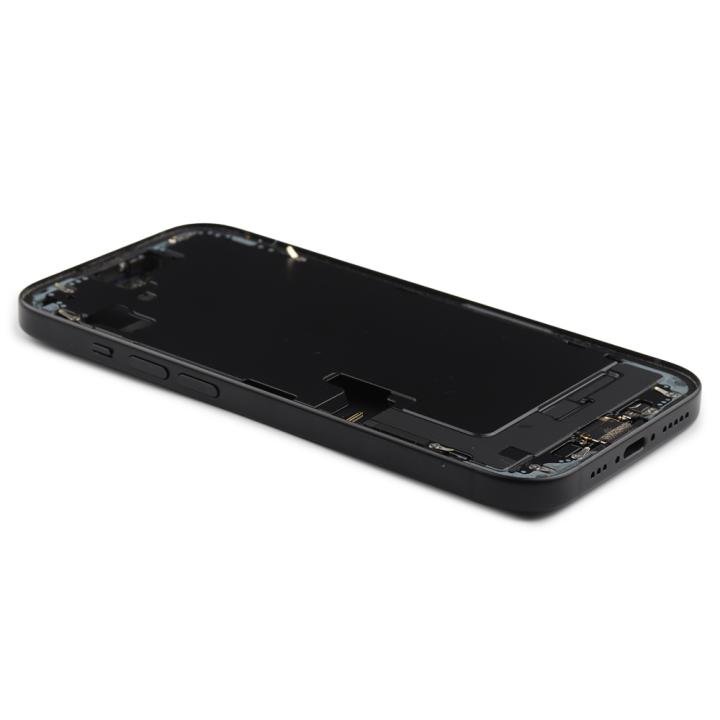 Rear Housing Assembly with small parts (US Version) Compatible for iPhone 15 Black Titanium Pulled