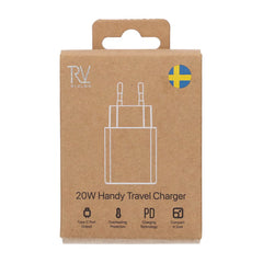 Rvelon Snabbladdare USB-C 20W