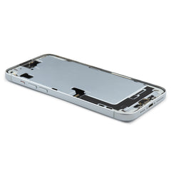 Rear Housing with small parts (US Version) For iPhone 15 Plus Blue Titanium Pulled