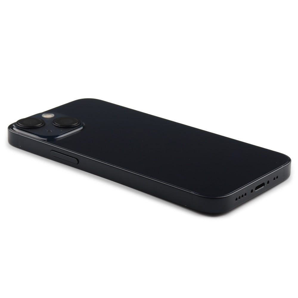 Rear Housing with small parts (EU Version) For iPhone 13 Mini Black Pulled B