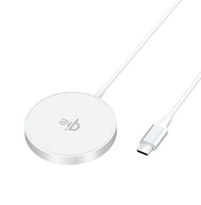 SiGN Qi2 USB-C Trådlös Laddare med MagSafe 15W - Vit
