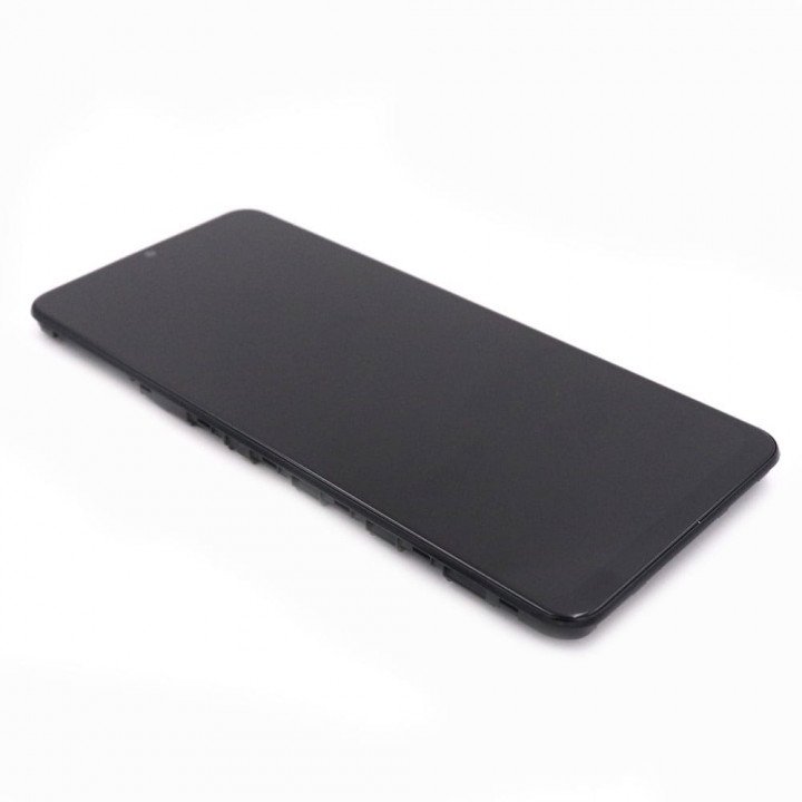Display Assembly complete with housing Compatible for Samsung Galaxy A32 5G Black Service Pack