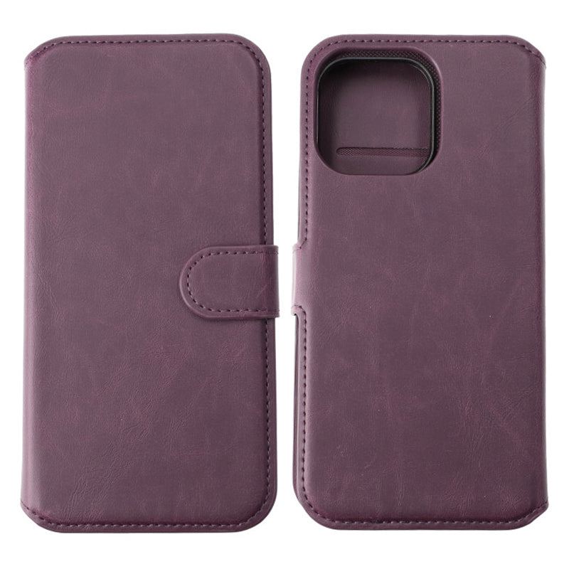 iPhone 15 Pro Max Plånboksfodral Magnet Rvelon - Lila