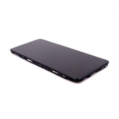 Display complete with housing Compatible for Samsung Galaxy A02 Black Service Pack
