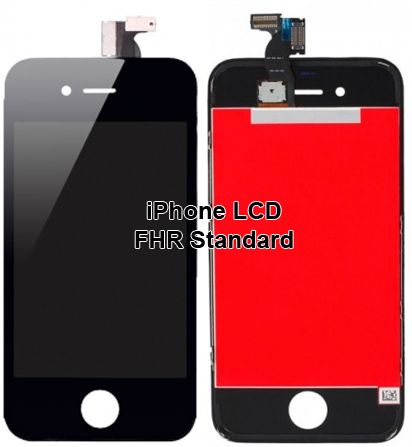 LCD-skärm iPhone 4s komplett FHR standard, svart