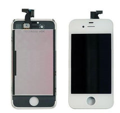 LCD-skärm med pekskärm för iPhone 4, vit. original