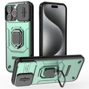 iPhone 16 Pro Max Skal med ring - Grön
