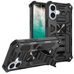 iPhone 16 Plus Skal med Stativ - Svart