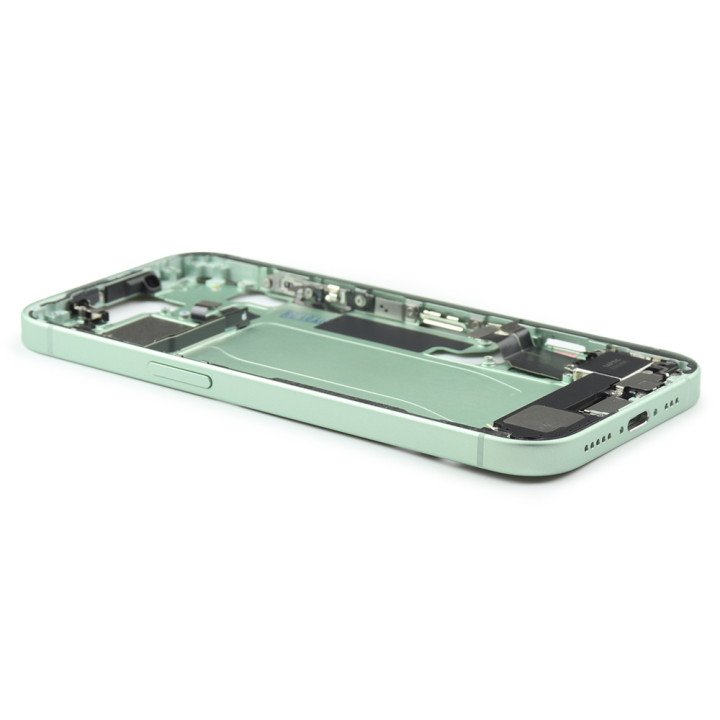 Middle Frame Assembly With Power And Volume Button Compatible for iPhone 15 (EU Version) Green Titanium Pulled