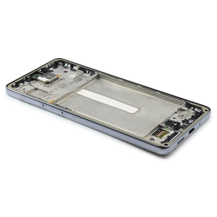 Display Complete with Housing Compatible for Samsung Galaxy A73 5G Black Service Pack