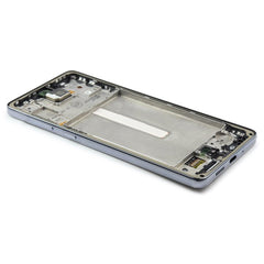 Display Complete with Housing Compatible for Samsung Galaxy A73 5G Black Service Pack