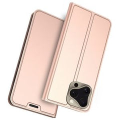 iPhone 16 Pro Fodral med Kortplats och Stativ - Roséguld