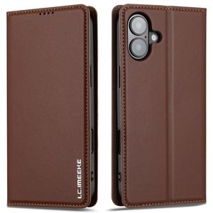 LC.IMEEKE L1 Series iPhone 16 Fodral - Brun