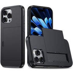 iPhone 16 Pro Max Skal med kortplats - Svart