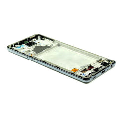Display Assembly Complete with Housing Compatible for Samsung Galaxy A72 4G Black Service Pack