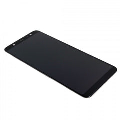Display Assembly (with Adhesive) Compatible for Samsung Galaxy A6 Plus 2018 (A605F) Black Service Pack