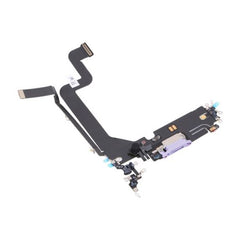 iPhone 14 Pro Max Laddkontakt med Flexkabel Original - Lila