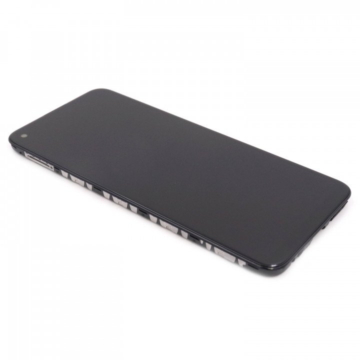 Display Assembly (with Adhesive) Compatible for Samsung Galaxy A11 Black Service Pack