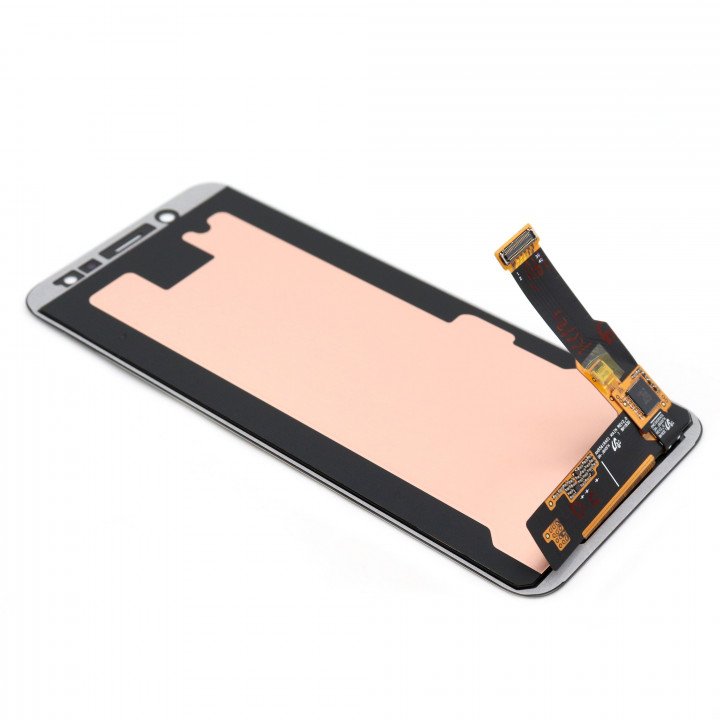 Display Assembly (with Adhesive) Compatible for Samsung Galaxy A6 2018 (A600F) Black Service Pack