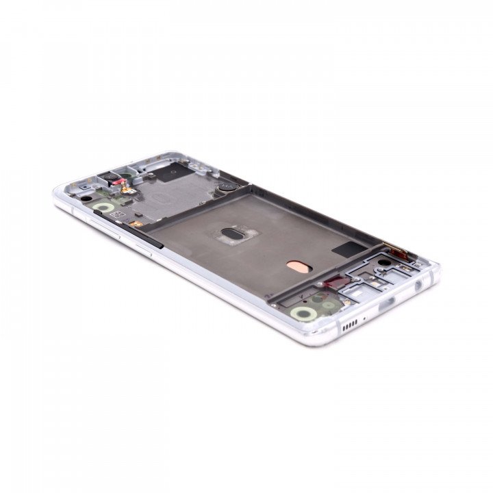 Display Assembly Complete with Housing Compatible for Samsung Galaxy A51 5G White Service Pack
