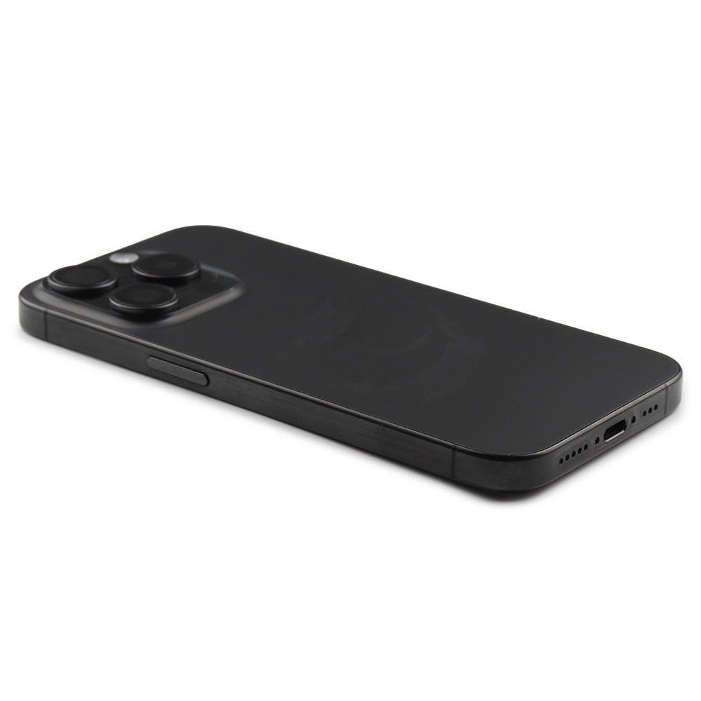 Rear Housing with small parts For iPhone 15 Pro (EU Version) Black Titanium Pulled B