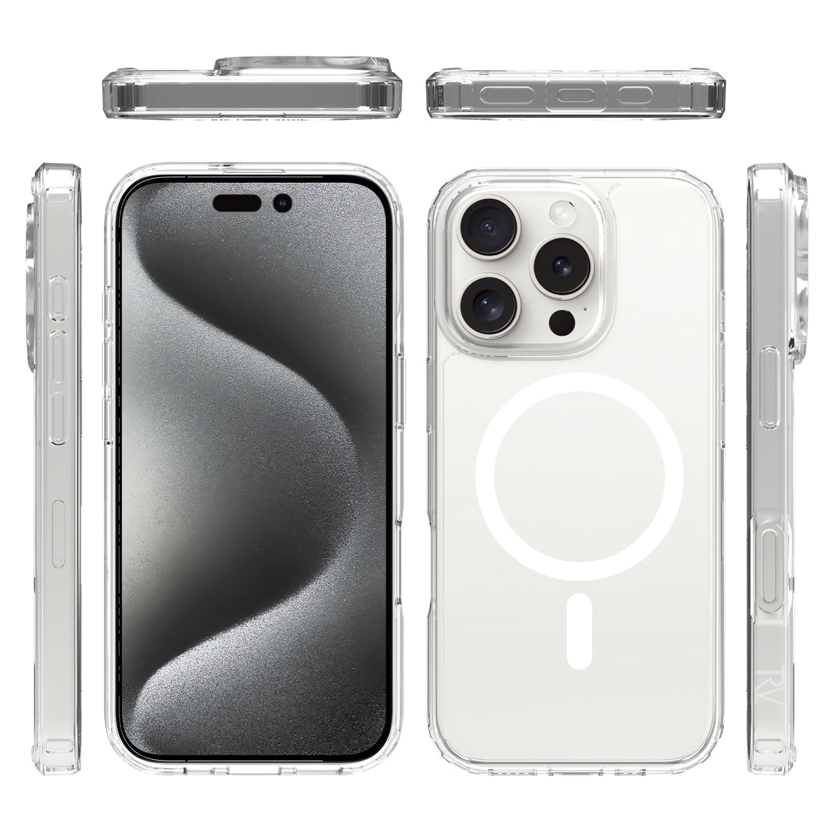 iPhone 16 Pro Max Mobilskal MagSafe Rvelon - Transparent