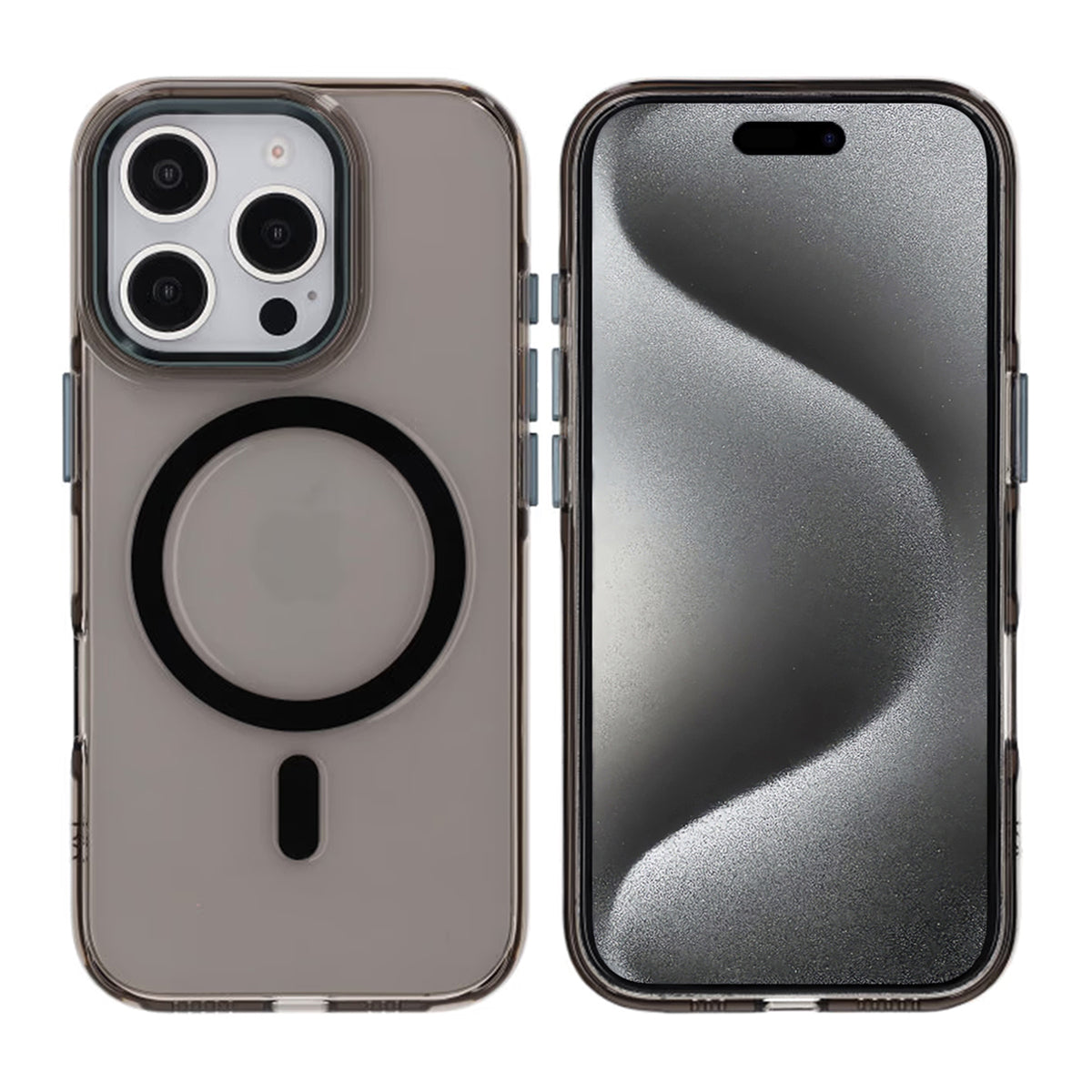 iPhone 16 Pro Max Mobilskal TPU Magnet Rvelon - Svart