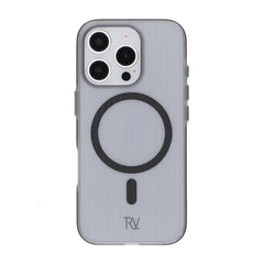 iPhone 16 Pro Max Mobilskal Korrugerad Magsafe Rvelon - Svart