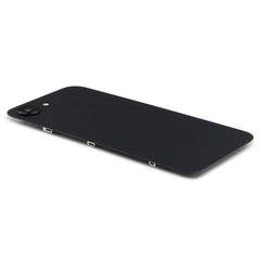 Back Cover incl. Camera lens, Flash Light and Wireless Charging Compatible for iPhone 16e Black Pulled