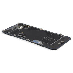 Back Cover incl. Camera lens, Flash Light and Wireless Charging Compatible for iPhone 16 Plus Black Pulled