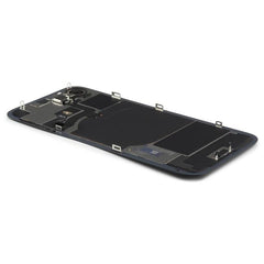 Back Cover incl. Camera lens, Flash Light and Wireless Charging Compatible for iPhone 16e Black Pulled